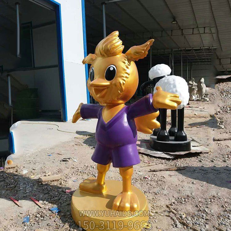 玻璃钢卡通动物十二生肖鸡博鱼网页版