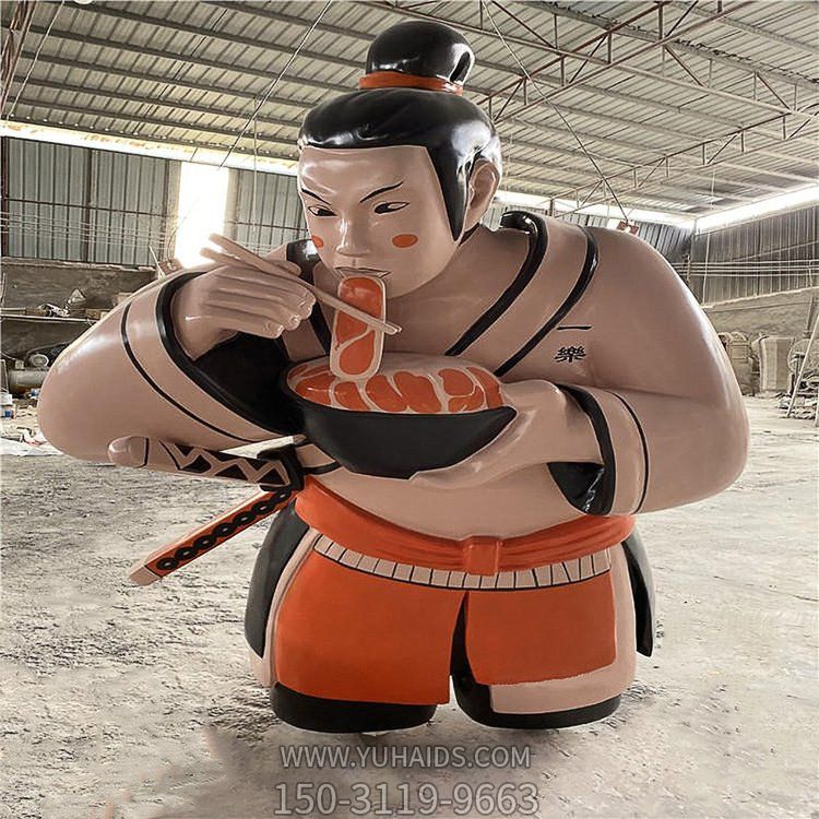 企业公司餐饮日式料理形象玻璃钢卡通人物博鱼网页版 