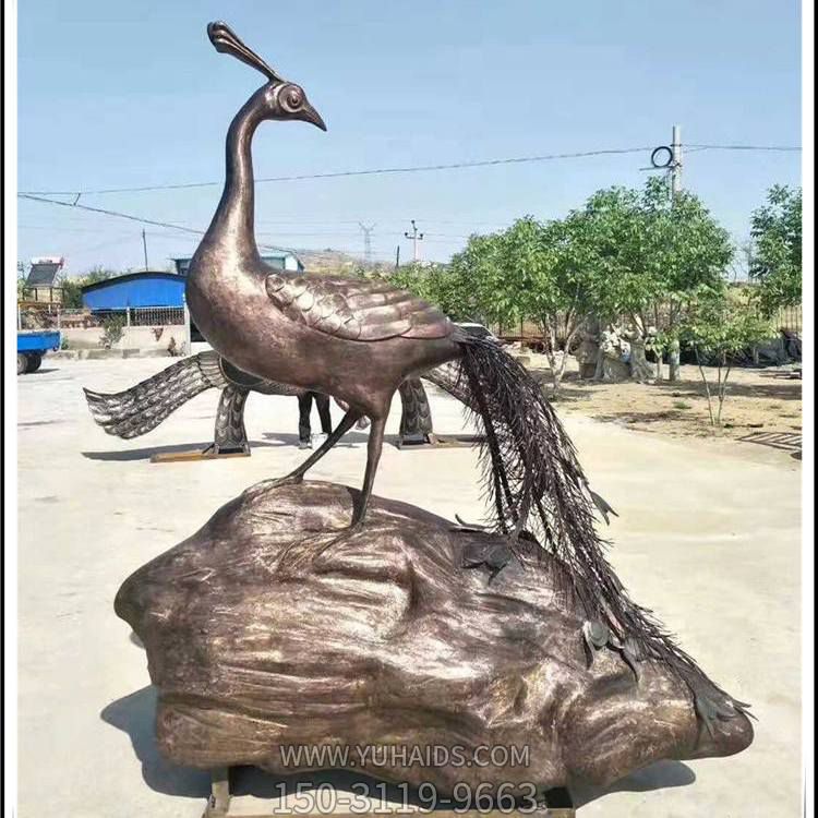 铜雕园林户外孔雀博鱼网页版