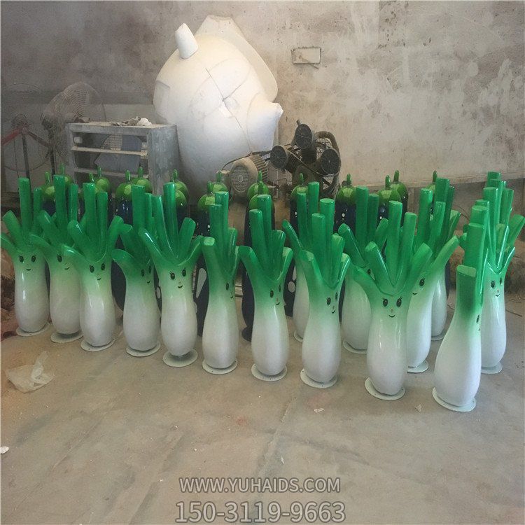 葱，玻璃钢卡通葱博鱼网页版摆件