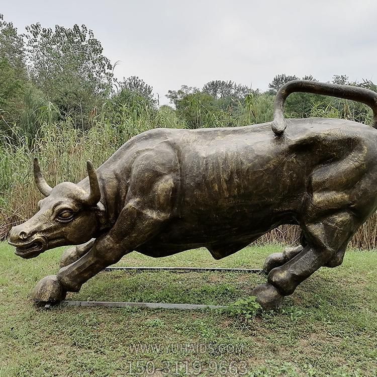 玻璃钢仿铜工厂企业大型华尔街牛博鱼网页版