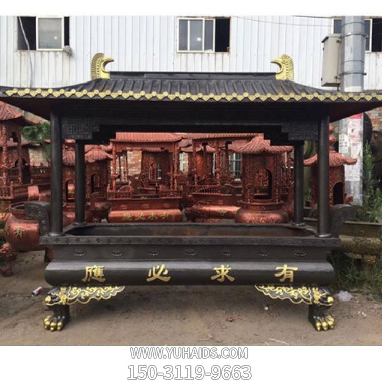 寺庙大型铜雕香炉博鱼网页版