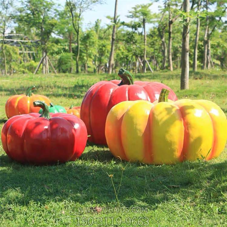 玻璃钢仿真蔬菜景观户外农村大型南瓜摆件博鱼网页版