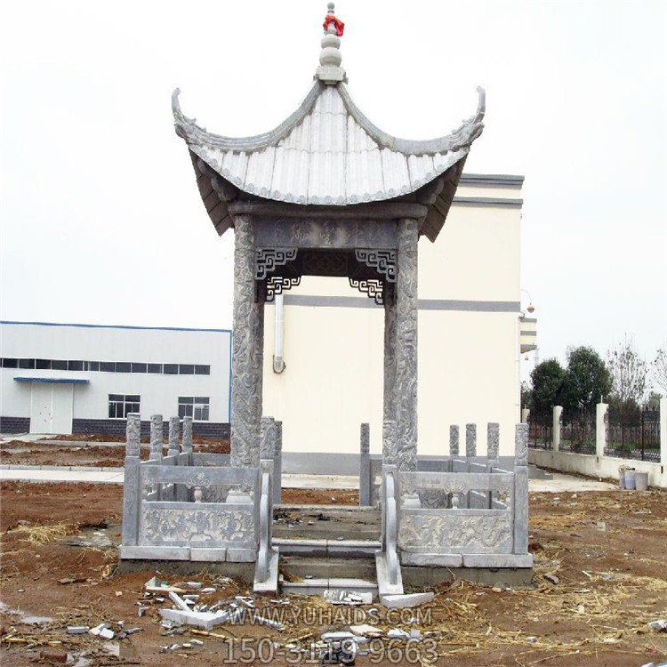 大理石石雕户外园林大型凉亭博鱼网页版