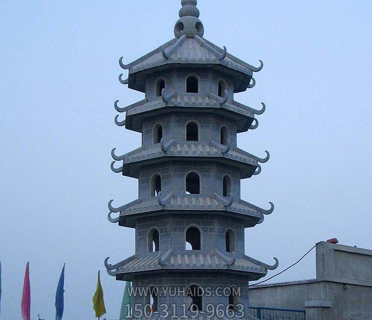 园林青石多层宝塔景观石雕博鱼网页版