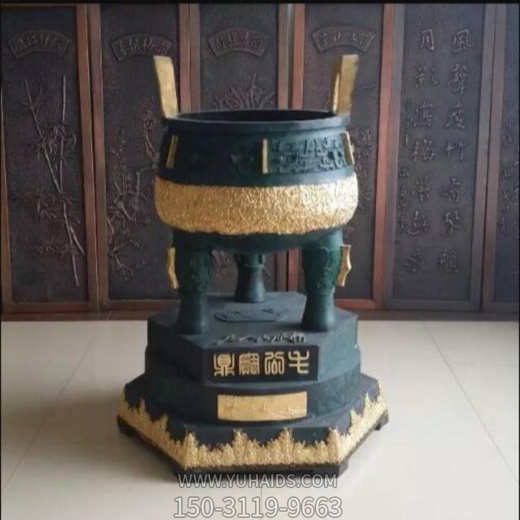 寺庙庭院仿古青铜四方平安鼎博鱼网页版