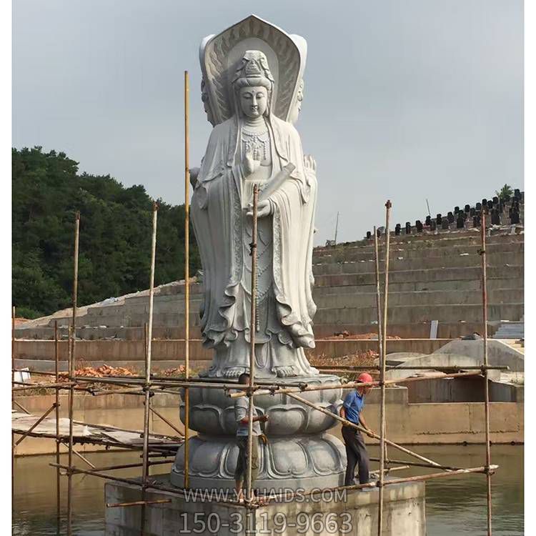 大理石石雕园林景观大型观世音博鱼网页版