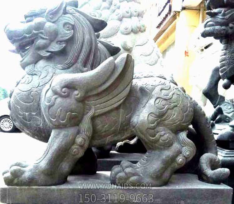 庭院大型动物景观不锈钢麒麟博鱼网页版