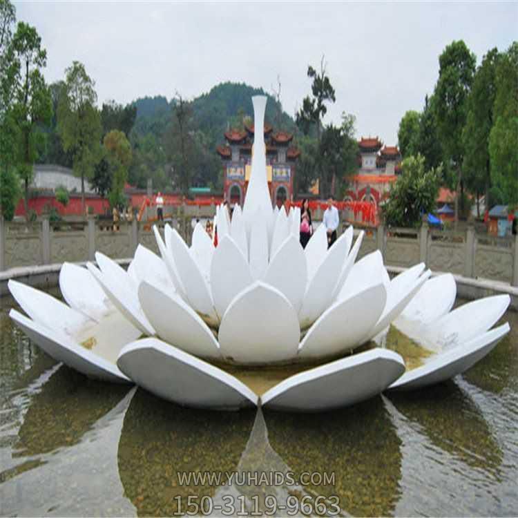 广场公园水景不锈钢创意莲花喷泉博鱼网页版