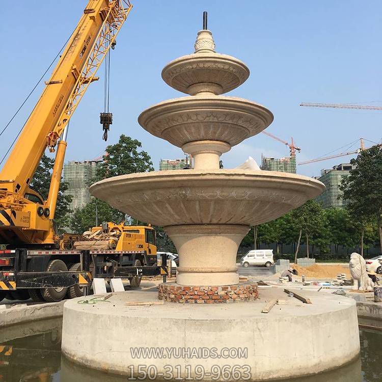 园林欧式石雕多层喷泉博鱼网页版