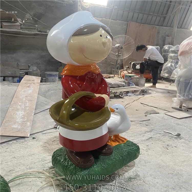 商场园林玻璃钢卡通人物博鱼网页版