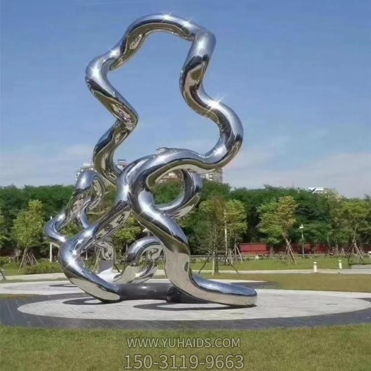 异形不锈钢广场大型景观摆件博鱼网页版