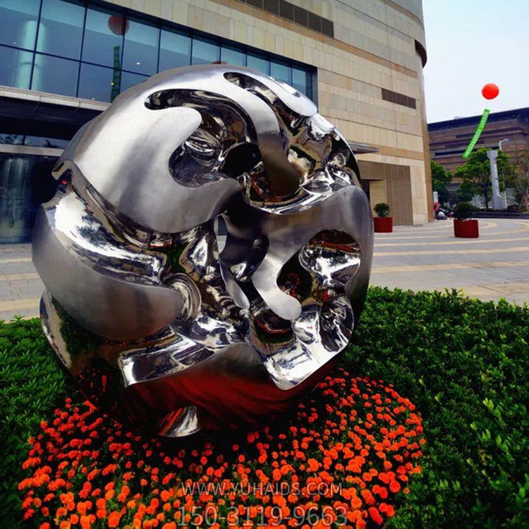 户外园林镜面大型创意圆形景观博鱼网页版