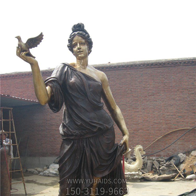 公园广场玻璃钢喷漆西方人物景观博鱼网页版