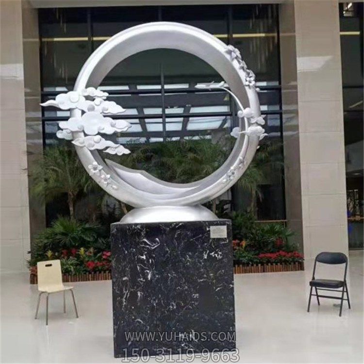 售楼部不锈钢创意圆环博鱼网页版