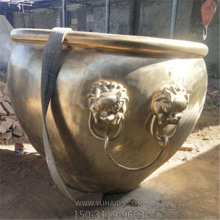 黄铜铸造水缸风水缸庭院景观博鱼网页版