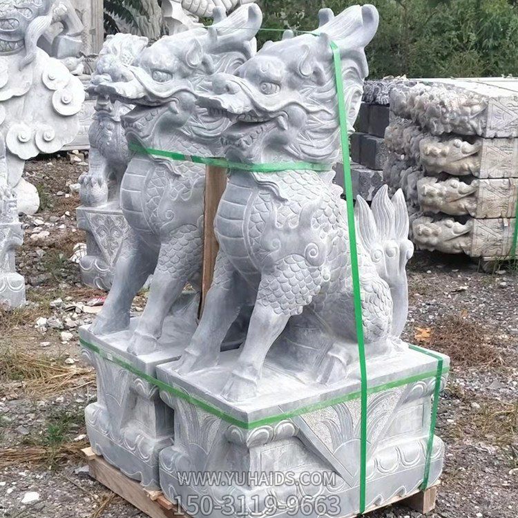 青石麒麟，石雕麒麟圣兽博鱼网页版