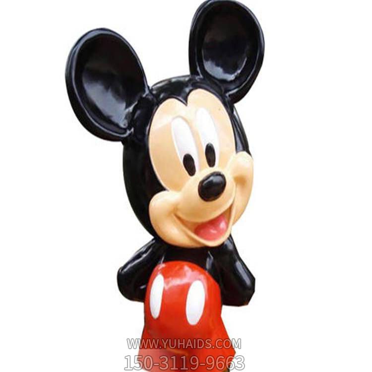 游乐场玻璃钢卡通彩绘米老鼠博鱼网页版