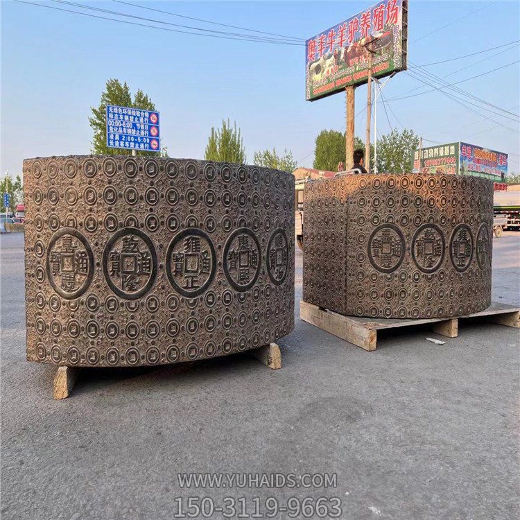 庭院户外招财青石仿古荷花缸博鱼网页版