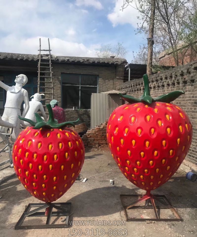 玻璃钢公园仿真草莓博鱼网页版