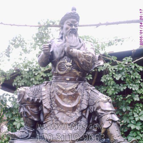 铜雕寺庙大型人物佛像景观武财神博鱼网页版