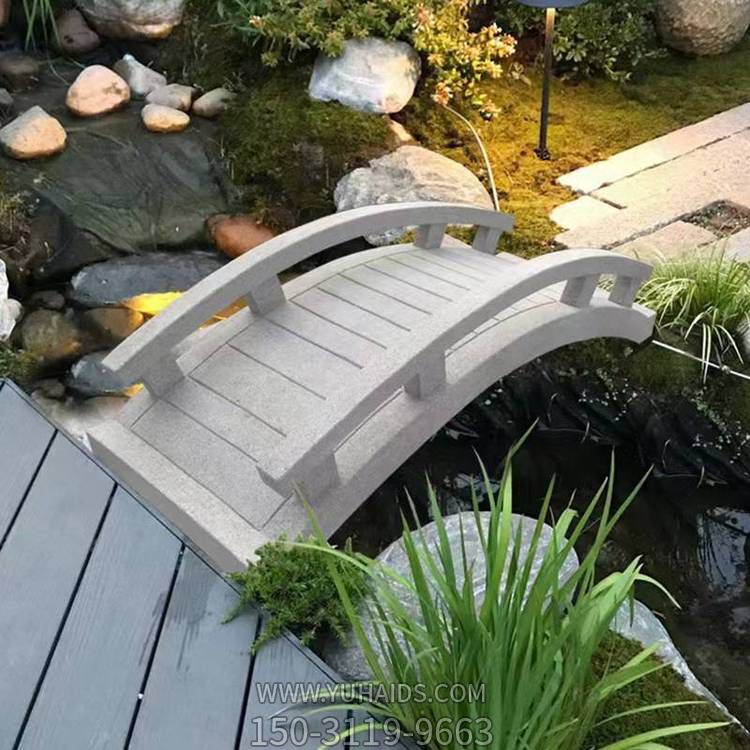 庭院景区小型大理石石雕拱桥博鱼网页版