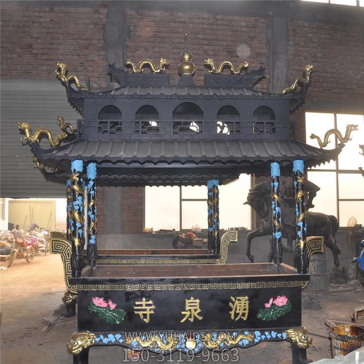 宗教庙宇摆件铜雕香炉博鱼网页版