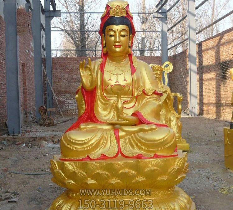 寺庙玻璃钢漆金菩萨观音博鱼网页版