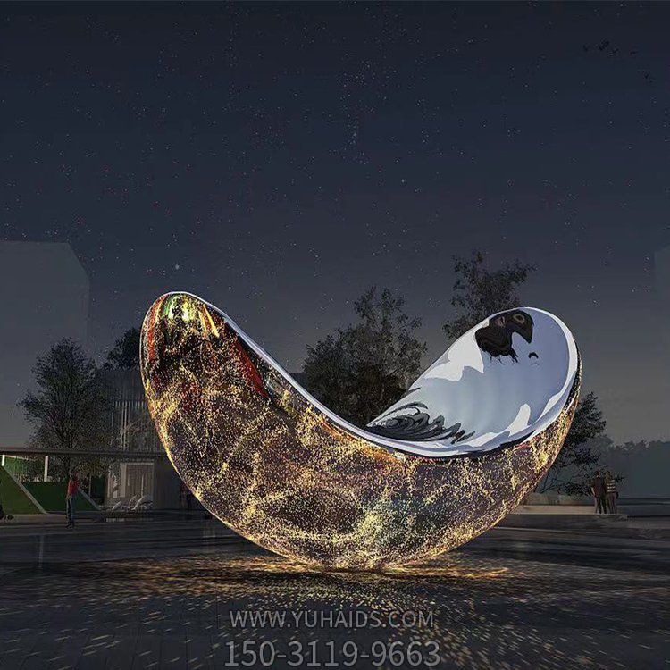 户外广场大型不锈钢户外园林照明景观摆件博鱼网页版