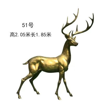 园林景观铜雕梅花鹿博鱼网页版