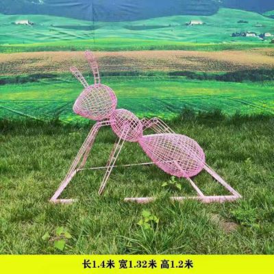 不锈钢镂空蚂蚁博鱼网页版公园绿地景观动物博鱼网页版