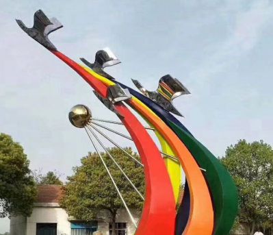 户外抽象艺术景观摆件不锈钢博鱼网页版