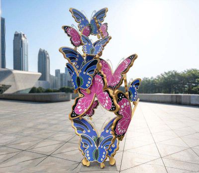 多只不锈钢创意蝴蝶博鱼网页版