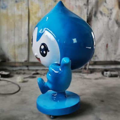 幼儿园玻璃钢彩绘卡通公仔