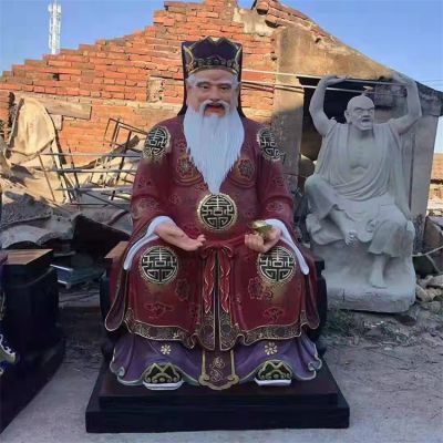 玻璃钢彩绘景区寺庙供奉财神博鱼网页版