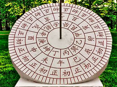 公园汉白玉石雕赤道计时器日晷博鱼网页版