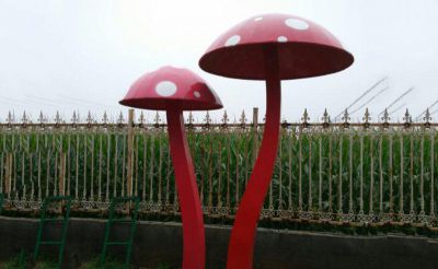 公园蘑菇不锈钢红色蘑菇博鱼网页版
