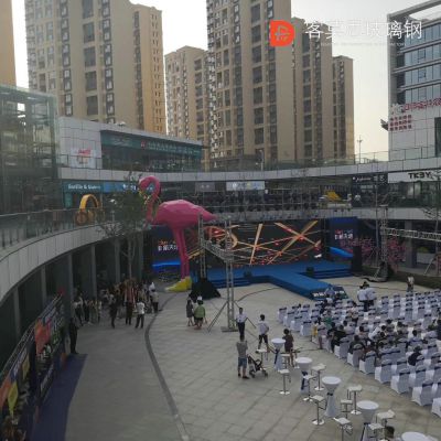 游乐场摆放大型玻璃钢火烈鸟博鱼网页版