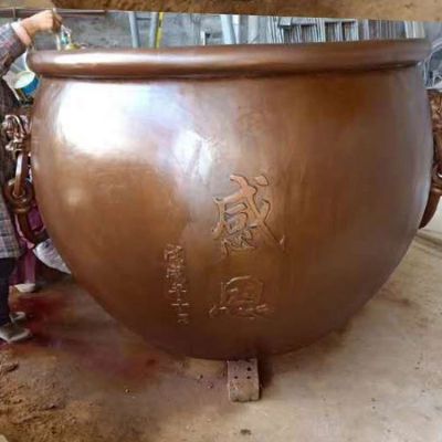 玻璃钢仿铜户外庭院摆件缸博鱼网页版