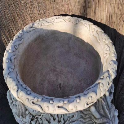 缸博鱼网页版户外庭院家居大理石摆件