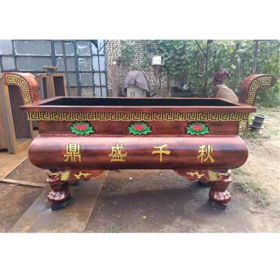 寺庙大型铜雕景观 祈福香炉博鱼网页版