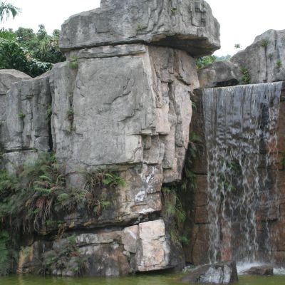 景区塑石假山流水瀑布水池景观博鱼网页版