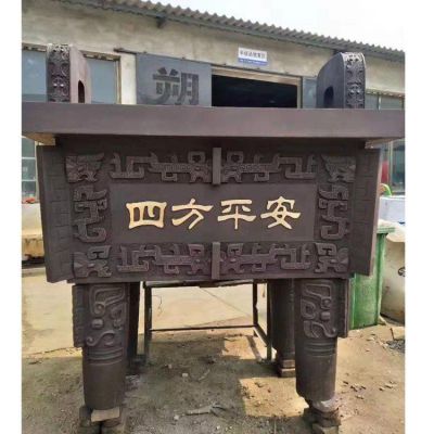 庭院景区浮雕方形铜雕鼎博鱼网页版