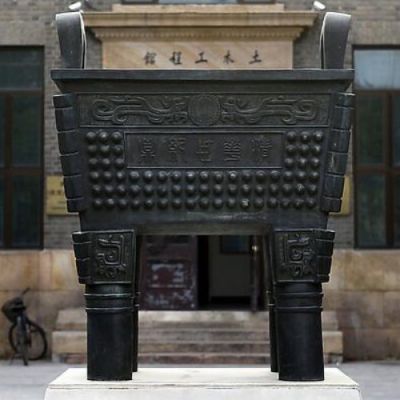 寺庙祈福上香纯铜仿古做旧鼎博鱼网页版
