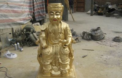 寺庙供奉佛像不锈钢喷金烤漆土地公博鱼网页版