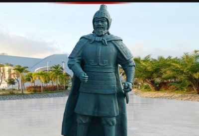 广场青铜雕天兵天将历史人物博鱼网页版