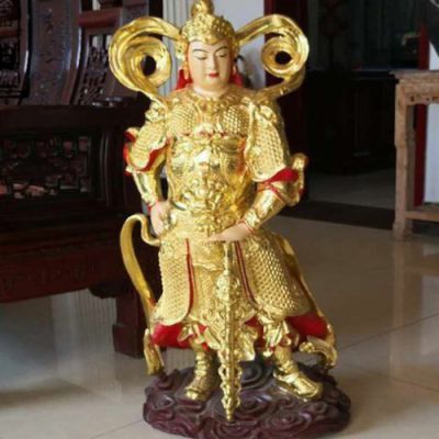 寺庙摆放人物铜神像博鱼网页版