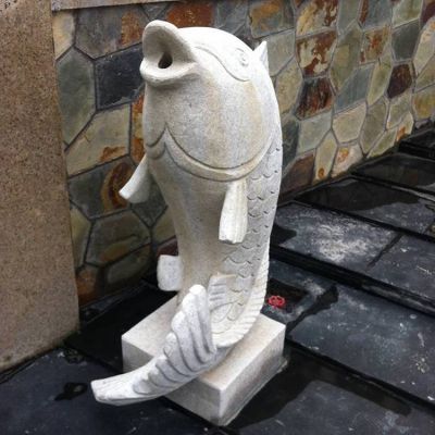 流水摆件大理石石雕鲤鱼博鱼网页版