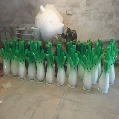 葱，玻璃钢卡通葱博鱼网页版摆件
