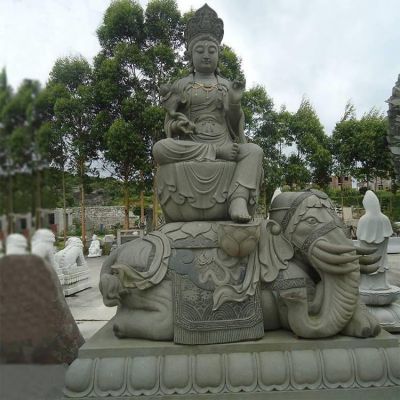 景观户外青石石雕文姝普贤博鱼网页版
